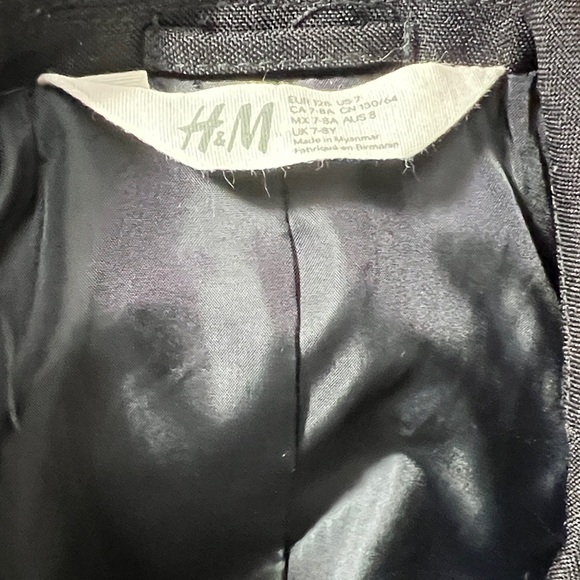 H&M Black  Kids Matching Suit Set - Picture 5 of 5